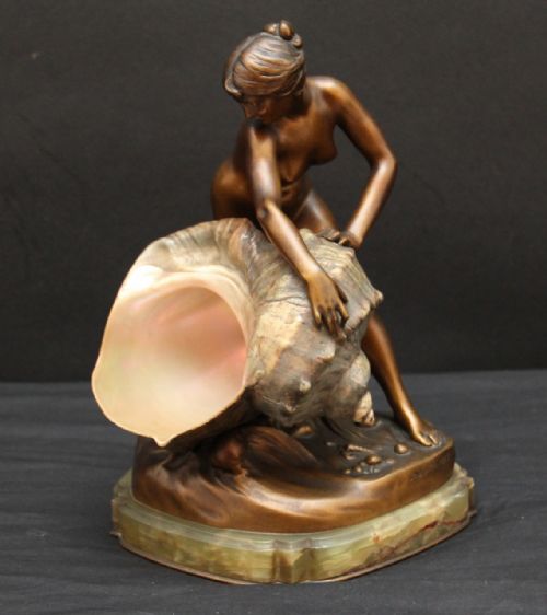 Bronze Figure Signed "Louis Convers"