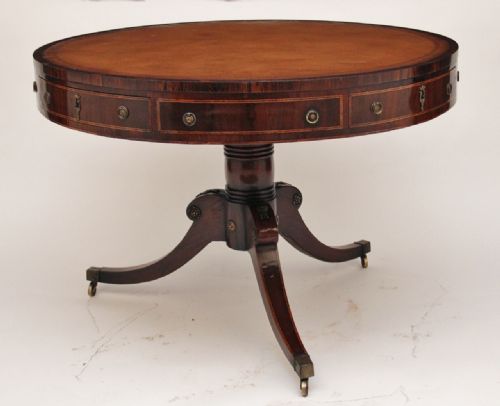 Rosewood Drum Table