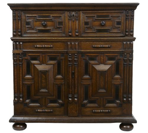 Early Oak Enclosed Chest