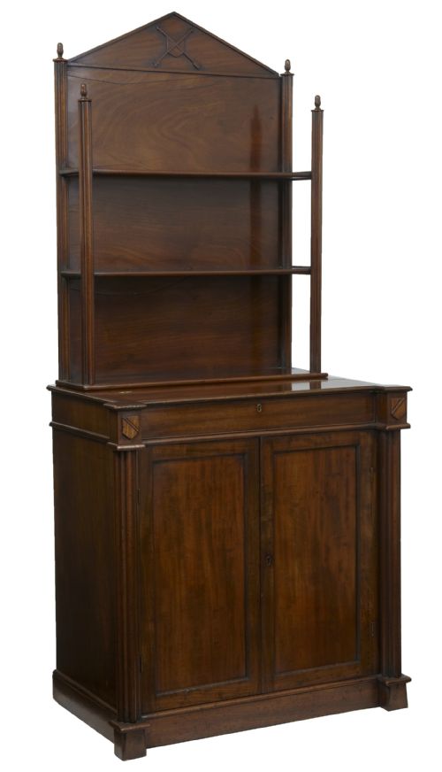 19TH CENTURY MAHOGANY WRITING CABINET