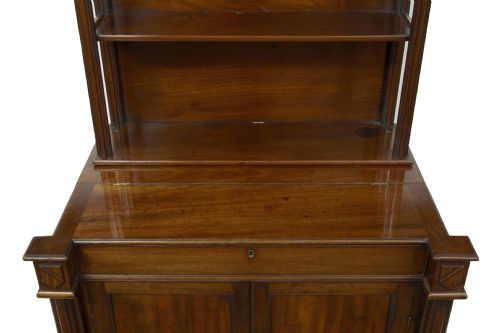19TH CENTURY MAHOGANY WRITING CABINET - ADDITIONAL PHOTO 4
