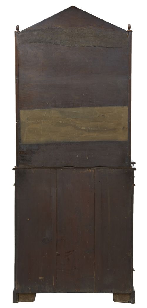19TH CENTURY MAHOGANY WRITING CABINET - ADDITIONAL PHOTO 9