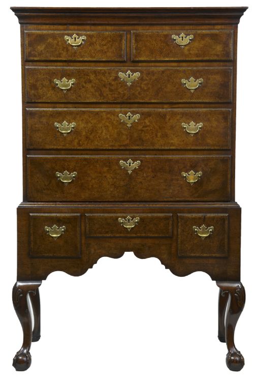 Walnut Chest on Stand