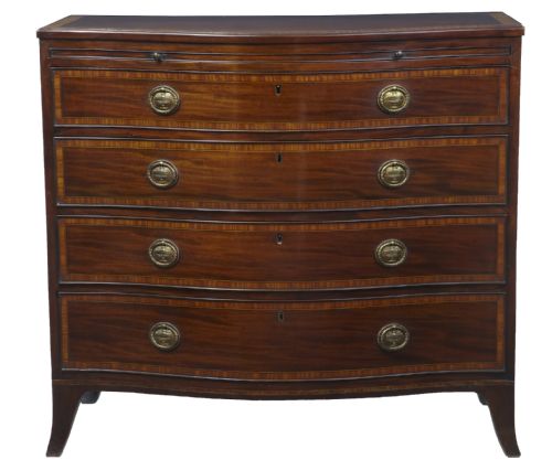 Early 19th Century Serpentine Chest