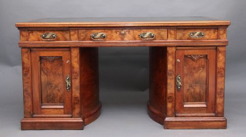 Walnut Pedestal Desk