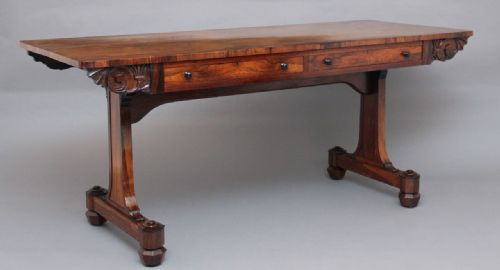 Rosewood Sofa / Library Table