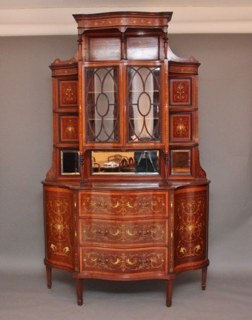 Inlaid Cabinet by "Edwards & Robert"