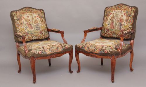 Pair of French Armchairs