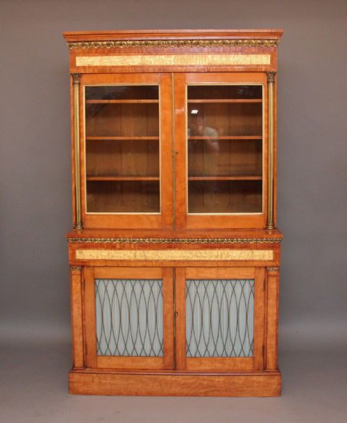 19th Century Satinwood Bookcase