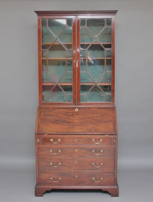18th Century Mahogany Bureau Bookcase