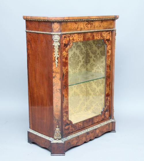 19th Century Walnut Pier Cabinet