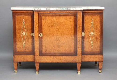 Early 20th Century Marble Top Side Cabinet