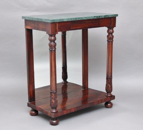 19th Century Marble Top Console Table