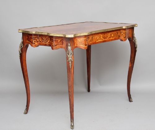 French Marquetry Centre / Writing Table