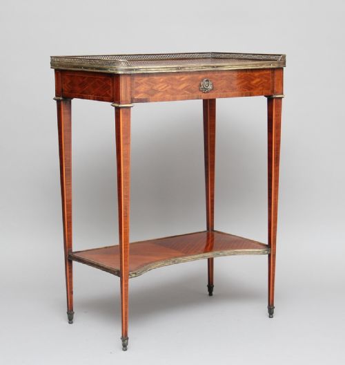 Parquetry Side Table