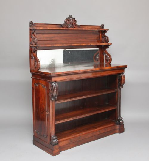 Rosewood Open Bookcase