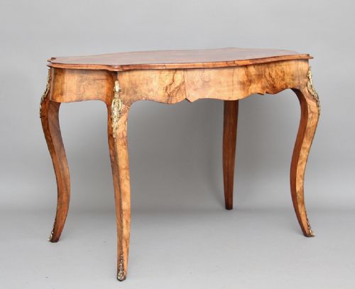 19th Century Walnut Center Table