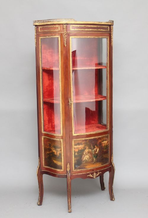 19th Century Mahogany and Ormolu Mounted Vitrine