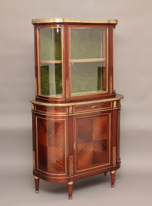 19th Century Mahogany and Ormulu Display Cabinet