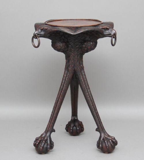 19th Century Carved Occasional Table