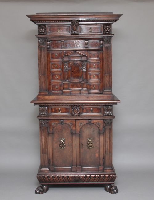 18th Century Walnut & Burr Elm Cabinet