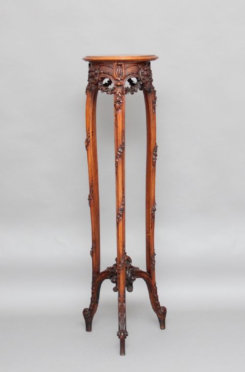 19th Century Carved Mahogany Jardinere