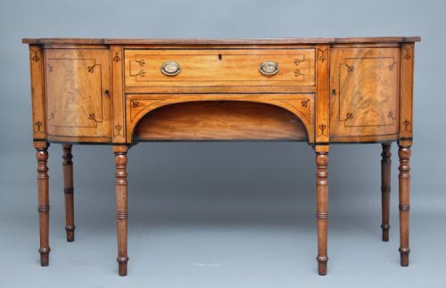 19th Century Inlaid Bowfront Sideboard