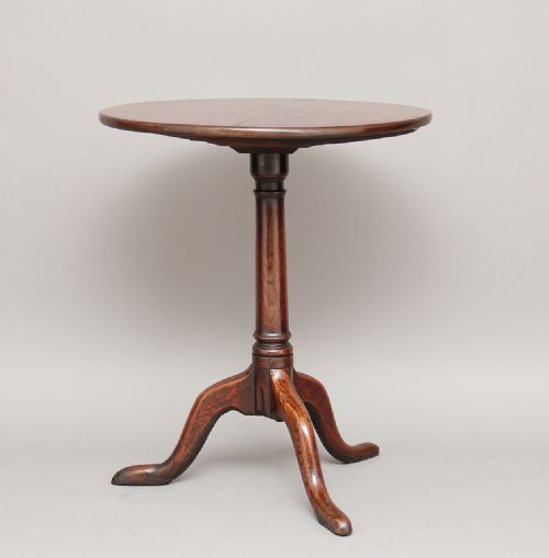 18th Century Oak Tripod Table