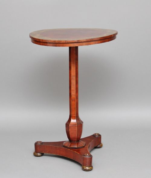 19th Century Mahogany & Painted Occasional Table