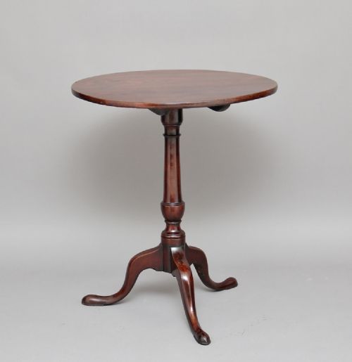 18th Century Mahogany Tripod Table