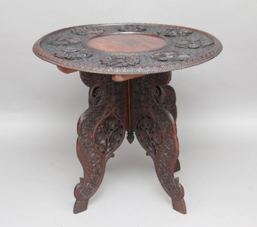 19th Century Carved Occasional Table