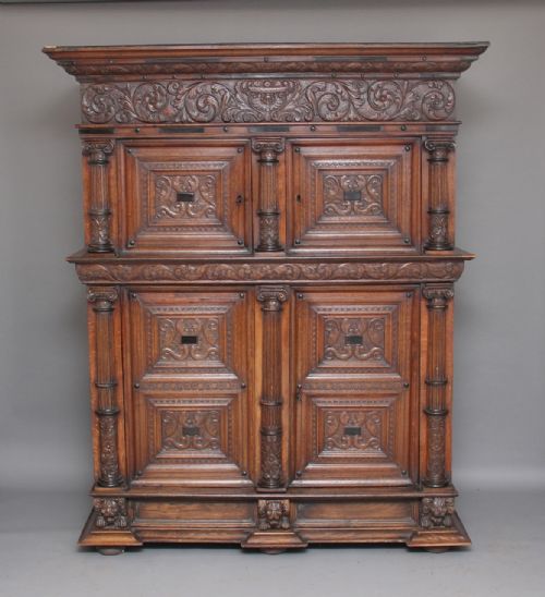 18th Century Oak Flemish Cupboard