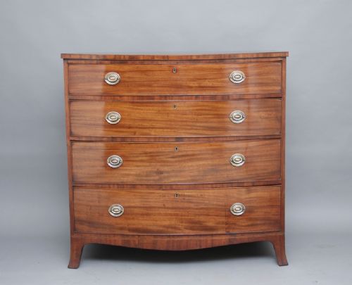 19th Century Mahogany Bowfront Chest