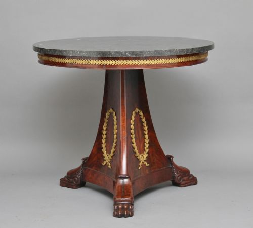 19th Century Mahogany Gueridon Table