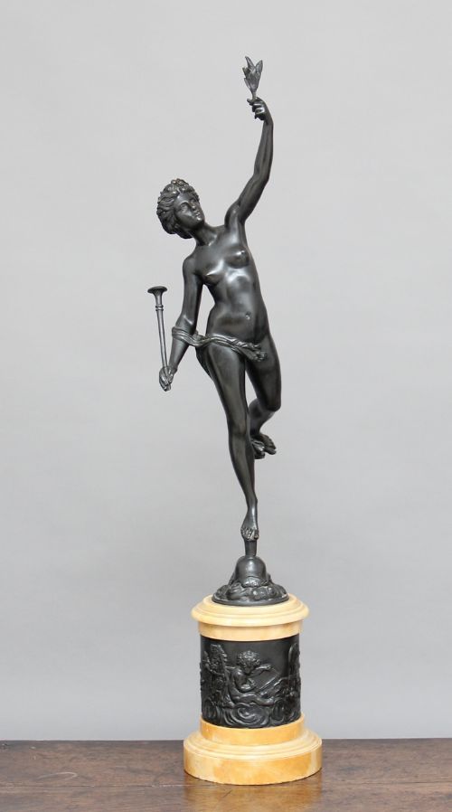 19th Century Bronze Figure of Aurora