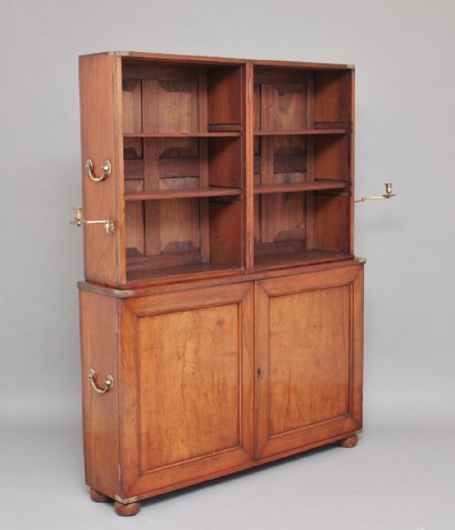 19th Century Military Campaign Bookcase