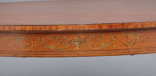 19TH CENTURY SATINWOOD CENTER TABLE - ADDITIONAL PHOTO 6