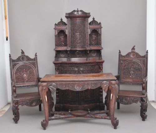 19th Century Indian Rosewood Suite