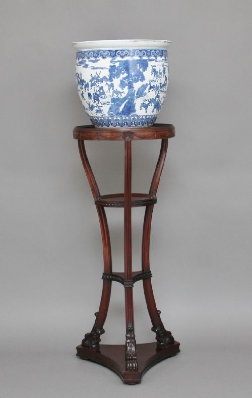 Early 20th Century Mahogany Jardiniere Stand