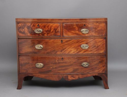 19th Century Mahogany Bowfront Chest