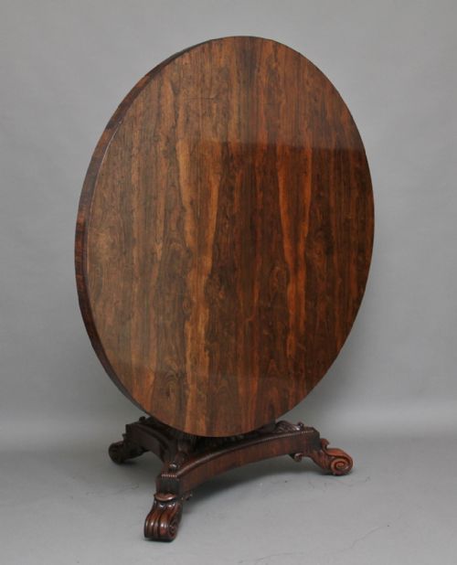 19th Century Rosewood Breakfast Table