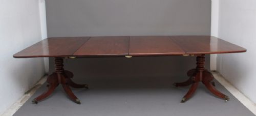 19th Century Twin Pedestal Dining Table