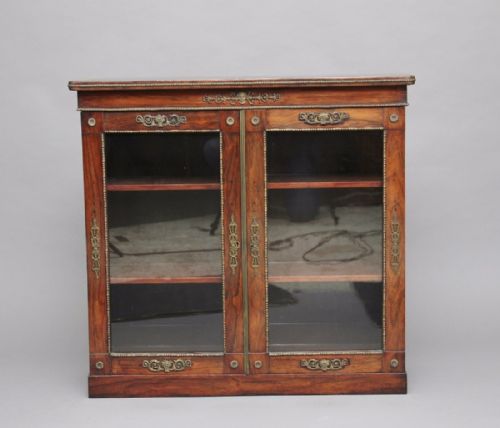 19th Century Rosewood and Ormolu Bookcase