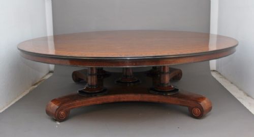 Superb Early 20th Century Large Burr Oak Dining Table