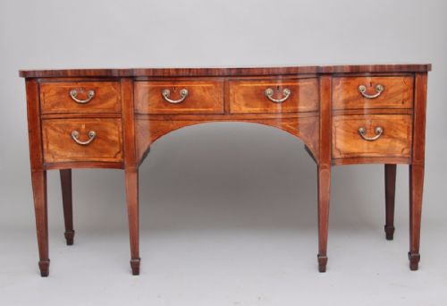 18th Century Mahogany Serpentine Sideboard