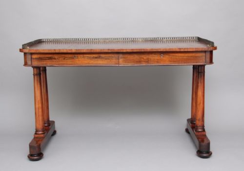 Early 19th Century Rosewood Writing / Sofa Table