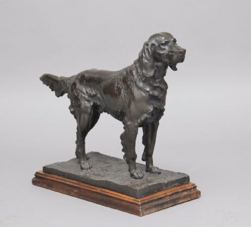 19th Century Spelter Figure of a Dog