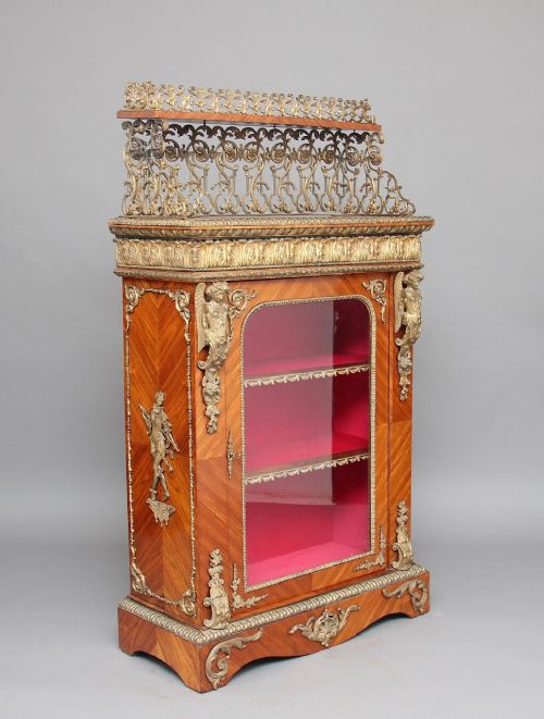 19th Century Kingwood and Ormolu Mounted Side Cabinet