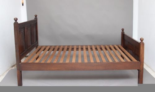 18th Century and Later Oak Bed