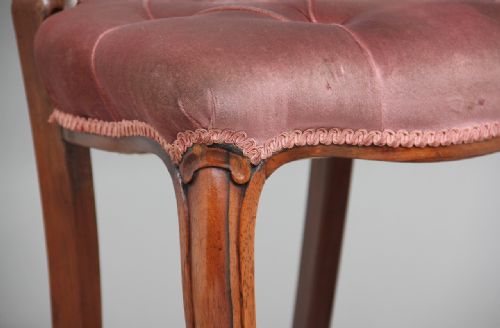 A SET OF SIX 19TH CENTURY ROSEWOOD DINING CHAIRS - ADDITIONAL PHOTO 8